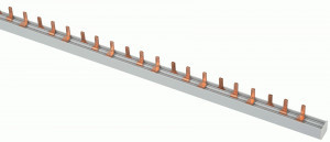 ЭРА шина гребенчатая соединит. типа PIN (штырь) 3Р 54 мод. (1м) 63А (уп.5шт, цена за шт) 67423