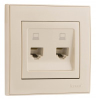 Lezard RAIN роз. компьют. СУ 2 мест. жемчужно-бел. металлик (корпус PC) 703-3030-141