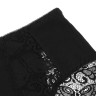 GALANTE Трусы женские макси с кружевом, р.50, 95%хлопок, 5%спандекс, черный, НБ25-16