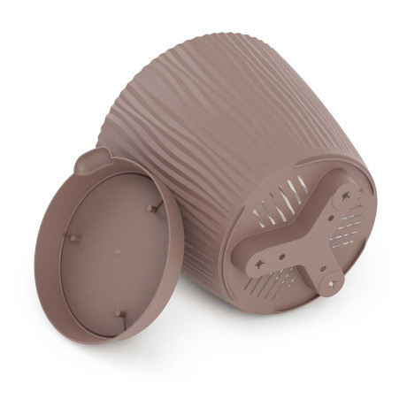 Горшок ФЛИС прикорневой полив 2 л какао БШ8442 х20