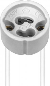 Feron Патрон для галогенных ламп, 230V GU10, LH32 керамика (уп 50шт, цена за 1шт) 22312