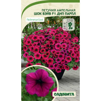 Петуния Шок Вэйв F1 Дип Парпл 5др ампельная Садовита Ц