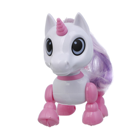 ИГРОЛЕНД Игрушка "Интерактивный питомец" единорог, ABS, звук, свет, движ., 2хAAA, 12,5х8х13,5 см