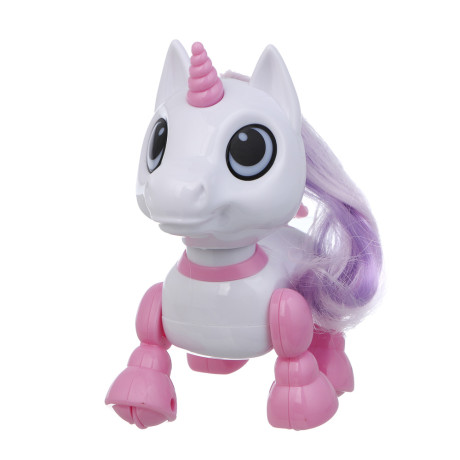 ИГРОЛЕНД Игрушка "Интерактивный питомец" единорог, ABS, звук, свет, движ., 2хAAA, 12,5х8х13,5 см