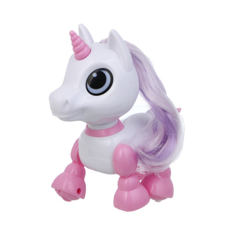 ИГРОЛЕНД Игрушка "Интерактивный питомец" единорог, ABS, звук, свет, движ., 2хAAA, 12,5х8х13,5 см