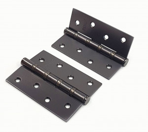 Петля под врезку РЕНЦ 100*75*2,5, 4 подшип. б/колп. мат.черн.ник IN100-4BB FH MBN(2шт)