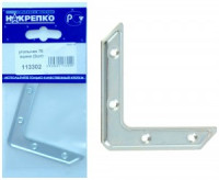 Угольник оцинкованный 75 (2 шт BL) НАКРЕПКО 113302