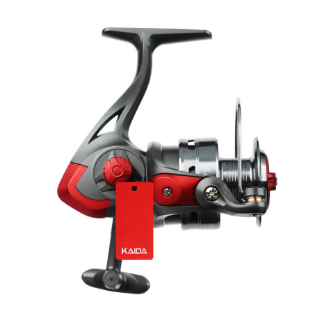 KAIDA Катушка Differ Red, 4000, 3+1, передний фрикцион, металл шпуля, доп. шпуля в компл.