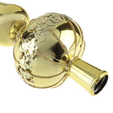 СНОУ БУМ Наконечник на елку "Пика" 23 см, пластик, глиттер, 5 дизайнов, 26-768