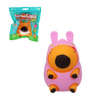 ИГРОЛЕНД Игрушка-антистресс, мялка &quot;Капибара в костюмчике&quot;, 10х6,5см, TPR, 4 дизайна