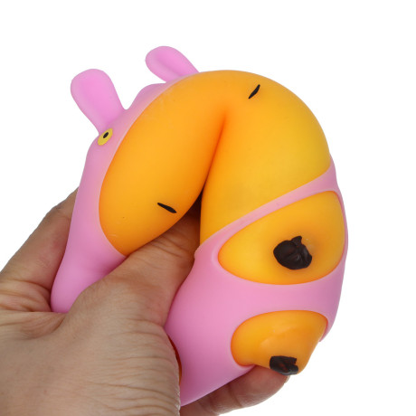 ИГРОЛЕНД Игрушка-антистресс, мялка "Капибара в костюмчике", 10х6,5см, TPR, 4 дизайна
