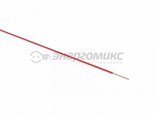 Провод ПГВА 1 х 2.50мм, бухта 100м, цена за бухту, КРАСНЫЙ  REXANT, 01-6544