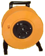 Удлинитель на катушке ПВС 3*1,5 (4 розетки, с/з) 20м