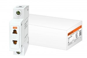 TDM розетка на DIN-рейку РД-47 1P 10А SQ0209-0002