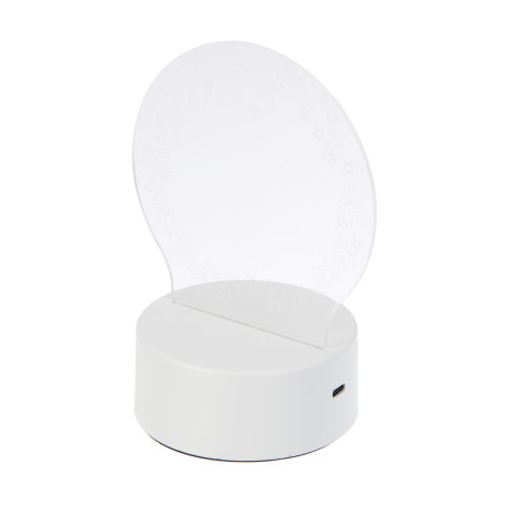 Светильник LED, 13x17x10 см, пластик, USB