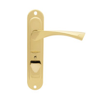 Ручки на планке Apecs HP-42.0123-S-C-G-L (золото, левая, с вертушкой, м/о-42мм) д/Эльбор, Border ЗВ9-6 и т.п.