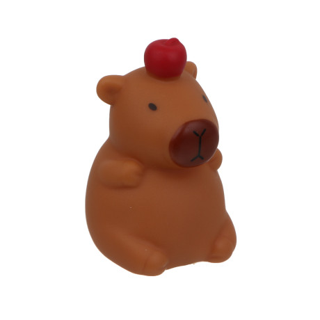 ИГРОЛЕНД Капибара в будке с акс., 4 пр., PVC, ABS, 7х9х11см, 3 вида