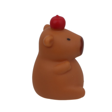 ИГРОЛЕНД Капибара в будке с акс., 4 пр., PVC, ABS, 7х9х11см, 3 вида