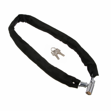 Замок велосипедный тм BY SPORT, цепь, 100х5см, металл, черный