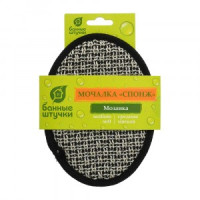 Мочалка хлопковая &quot;Мозаика&quot;, 12,5*17,5см, спонж 41467, Банные штучки