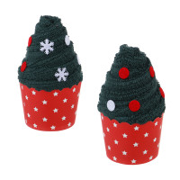 PROVANCE Щелкунчик Салфетка махровая ёлка-пирожное, 30х30см, 100% хлопок