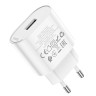 hoco. Зарядное устройство модель C109A, USB-A 10.5W, цвет: белый