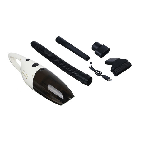 ЕРМАК Пылесос беспроводной 3500PA, 3 насадки, USB заряд