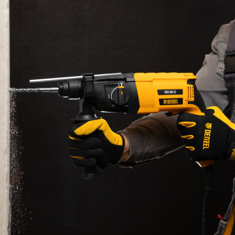 Перфоратор электрический RHH-600-22, SDS-plus, 600 Вт, 2,5 Дж, 2 реж. Denzel