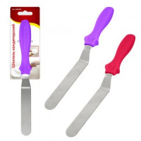 Шпатель кондитерский, 23см (кратность 6шт!!!), нерж.сталь, пластик VL80-362 Мультидом