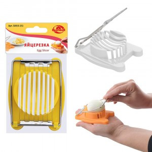Яйцерезка (кратность 12шт!!!) нерж.сталь, пластик DA53-151 Мультидом