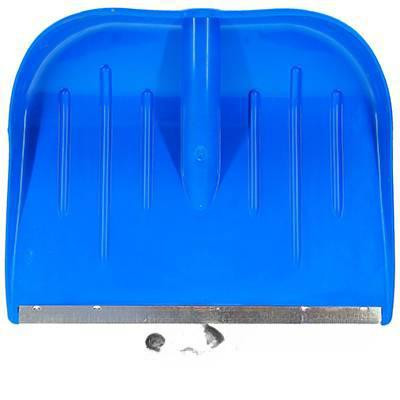 Лопата снег. пласт с пл. 460х370 Аляска d40 син. (10)