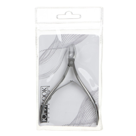 ЮНИLOOK Кусачки маникюрные для кутикулы с двойной пружиной, длина лезвий 8мм, сталь, 9,5см