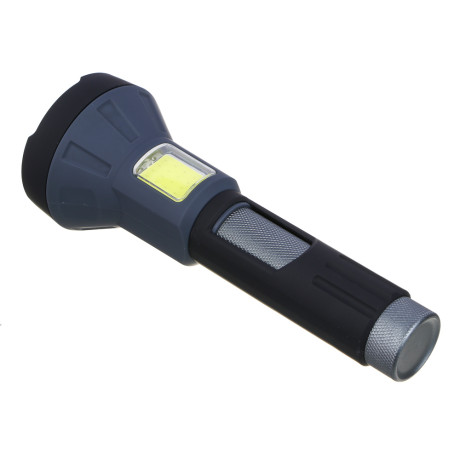 ЕРМАК Фонарь рабочий, LED СОВ, 4 режима, 600мАч,USB,металл,пластик, 160х58х60 мм,функция Power-bank