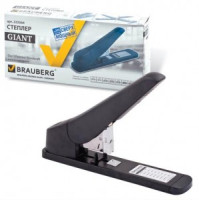 Степлер BRAUBERG мощный &quot;Giant&quot;, 24/6-23/24 на 200 листов, черный, 222564