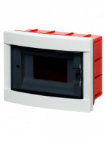 TDM бокс (корпус) пластик ЩРВ-ПМ- 6 мод. встраиваемый белый IP40, Народный SQ0921-0003