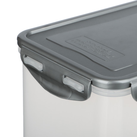 Контейнер герметичный для СВЧ с защелками, 2,2л, 205х135х130мм, пластик