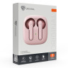 BY Наушники беспроводные TWS AirBuds, вкладыши, 25/200 мАч, BT5.3, розовый