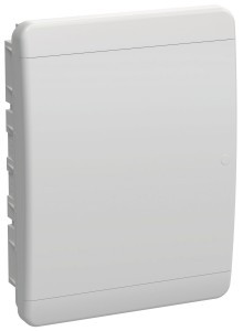 IEK TEKFOR бокс (корпус) пластик. ЩРВ-П-24 мод. встраиваемый, белая дверь IP41