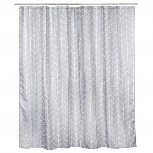 Штора д/ванной ВПОРЯДКЕ 180(В)*200(Ш)см,12колец,люверсы,полиэст/водоот.проп,утяж. 75021 Master House