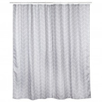 Штора д/ванной ВПОРЯДКЕ 180(В)*200(Ш)см,12колец,люверсы,полиэст/водоот.проп,утяж. 75021 Master House