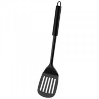 Лопатка с отверстиями нерж сталь 35,5*8см черная CLASSICO NERO карт подвес 105272 Mallony