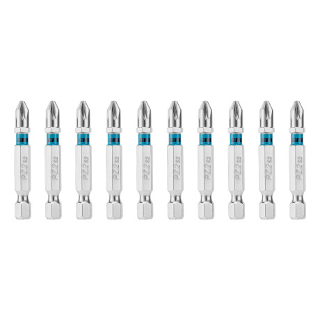 Бита PZ2х50мм, сталь S2, шестигр., 10 шт. Gross