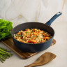 SATOSHI Ривьера Сковорода литая глубокая d28см, антипригарное покрытие мрамор, индукция