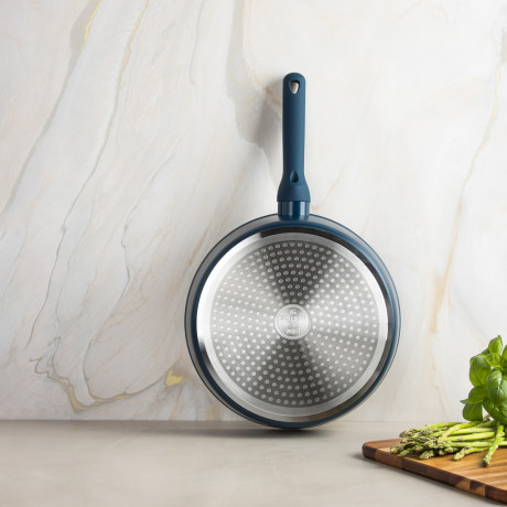 SATOSHI Ривьера Сковорода литая глубокая d28см, антипригарное покрытие мрамор, индукция