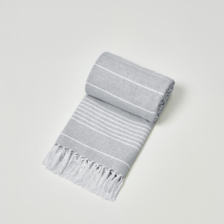 PROVANCE Нэви Плед хлопок 140х200см, серый