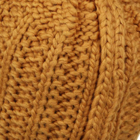 GALANTE Шапка женская крупной вязки, р-р 56-58, охра, СЗШМП24-19