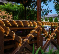 Uniel Дюралайт 25м с контроллером, тепл.бел, 8 реж. 24LED/м ULD-D50 25M/С08 IP44 WARM WHITE