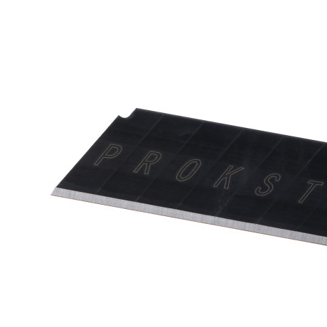 ЕРМАК Лезвие для ножей запасное 18мм сегментированное, сталь+воронение,толщина 0,45мм, 10шт/уп