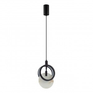 ODEON LIGHT 5422/17L HIGHTECH ODL_EX25 105 черн /мет./алебастр Подвес LED 17W 3000K 986lm MERCURY