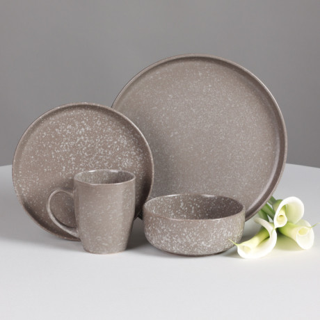 MILLIMI Тарелка подстановочная 26.5х2.8см, керамика, серый